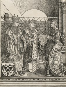 Die Verlobung von Philipp dem Schönen mit Johanna von Kastilien, 1515 von Albrecht Dürer
