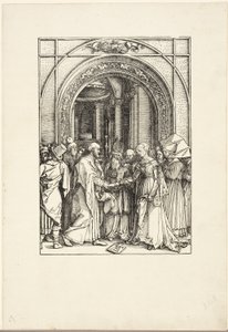 Die Verlobung der Jungfrau, aus Das Leben der Jungfrau von Albrecht Dürer