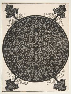 Der fünfte Knoten. Verschlungener Rundel mit sieben sechszackigen Sternen, vor 1521 von Albrecht Dürer