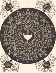 Der erste Knoten mit einem herzförmigen Schild, wahrscheinlich 1506-1507