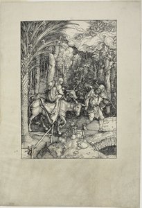 Die Flucht nach Ägypten, aus dem Leben der Jungfrau von Albrecht Dürer