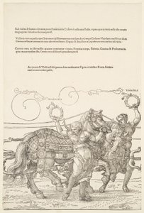 Der große Triumphwagen: Acrimonia und Virilitas