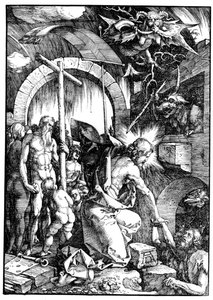 Die Höllenfahrt Christi oder Christus in der Vorhölle, aus Die Große Passion, 1510 von Albrecht Dürer