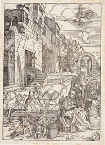 Die Heilige Familie in Ägypten von Albrecht Dürer
