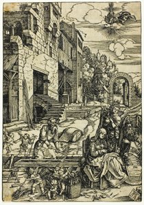 Die Heilige Familie in Ägypten, aus Das Leben der Jungfrau von Albrecht Dürer