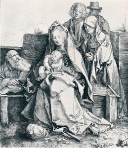 Die Heilige Familie mit St. Johannes, der Magdalena und Nikodemus, 1512, 1906