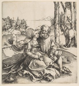 Das ungleiche Paar, ca. 1495 von Albrecht Dürer