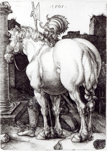 Das große Pferd, 1509 von Albrecht Dürer