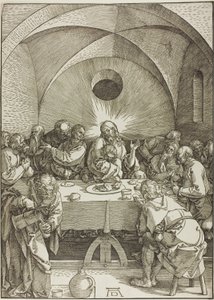Das letzte Abendmahl, aus Die große Passion von Albrecht Dürer