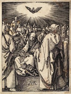 Die Kleine Passion: Pfingsten von Albrecht Dürer