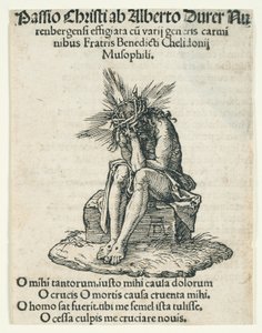 Die Kleine Passion: Der sitzende Schmerzensmann von Albrecht Dürer