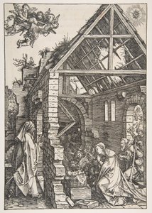 Die Geburt Christi, aus Das Marienleben, lateinische Ausgabe, 1511 von Albrecht Dürer