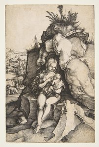Die Buße des Heiligen Johannes Chrysostomus, ca. 1496 von Albrecht Dürer