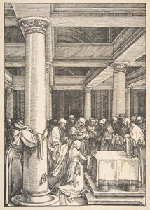 Die Darstellung im Tempel, aus Das Leben der Jungfrau, ca. 1505