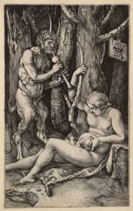 Die Familie des Satyrs von Albrecht Dürer