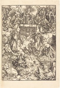 Die sieben Engel mit den Trompeten von Albrecht Dürer