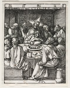 Die kleine Passion: Das letzte Abendmahl von Albrecht Dürer