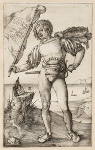 Der Bannerträger von Albrecht Dürer