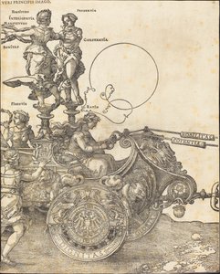 Der Triumphwagen von Maximilian I (Der große Triumphwagen) [Platte 2 von 8]