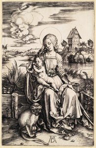 Maria mit der Meerkatze von Albrecht Dürer