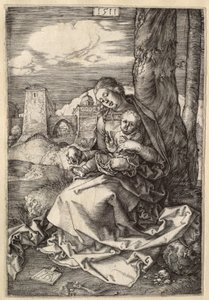 Die Jungfrau mit dem Kind und der Birne von Albrecht Dürer