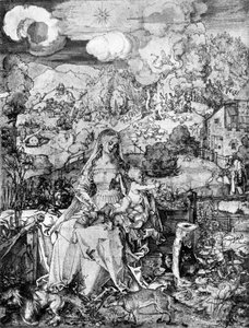 Die Jungfrau und viele Tiere, 1505, 1936
