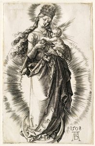 Die Jungfrau auf der Mondsichel mit der Sternenkrone von Albrecht Dürer