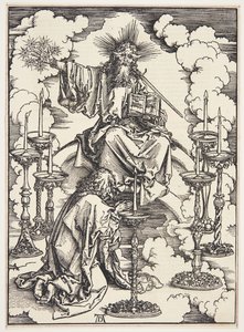 Die Vision der sieben Leuchter von Albrecht Dürer