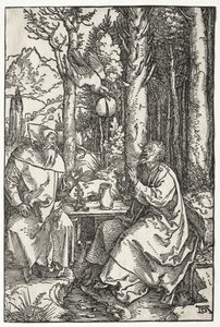 Der Besuch des heiligen Antonius bei Paulus dem Einsiedler