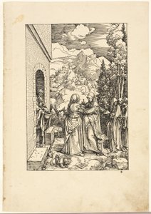 Die Heimsuchung, aus Das Leben der Jungfrau von Albrecht Dürer