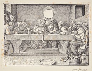 Das letzte Abendmahl von Albrecht Dürer