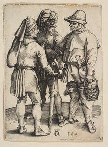 Drei Bauern im Gespräch, ca. 1497