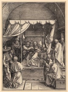 Tod Mariens, Blatt 18 der Folge "Das Marienleben" von Albrecht Dürer