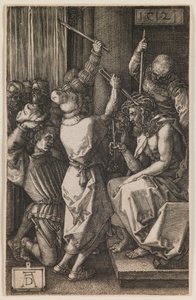 Christus mit Dornen gekrönt, aus der Serie "Die kleine Passion" von Albrecht Dürer or Duerer