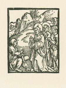 Christus heilt einen Aussätzigen von Albrecht Dürer or Duerer