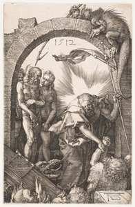 Christus in der Vorhölle aus der Gravierten Passion von Albrecht Dürer or Duerer
