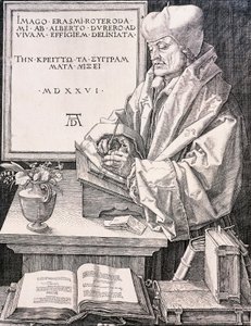 Erasmus von Rotterdam, Humanist und Theologe von Albrecht Dürer