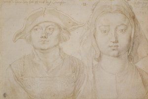 Marx Ulstat; Die schöne junge Frau von Antwerpen, ca. 1520-1521