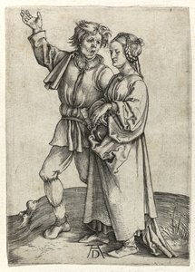 Paar von Bauern, ca. 1497 von Albrecht Dürer