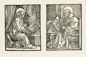Heilige Birgitta und Peter von Almastra von Albrecht Dürer or Duerer