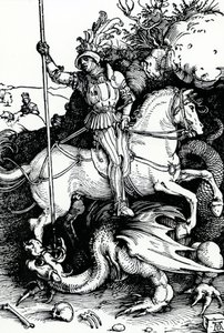 St. Georg und der Drache von Albrecht Dürer