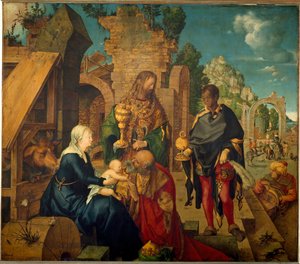 Die Anbetung der Könige von Albrecht Dürer