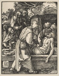 Die Kreuzabnahme, aus der Kleinen Passion, um 1509