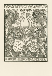 Das Exlibris von Hieronymus Ebner von Albrecht Dürer or Duerer