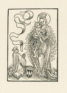 Jungfrau Maria verehrt von Albrecht von Bonstetten von Albrecht Dürer or Duerer