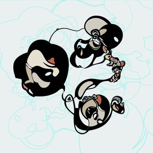 Abstrakte fließende Formen