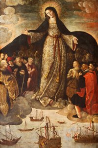 Virgen von los Mareantes Altarbild (Detail)