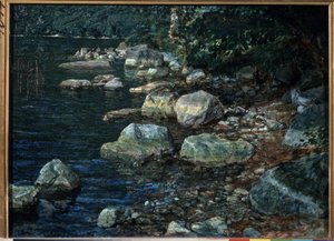 Wasser und Steine in Palazzuolo, Italien von Aleksandr Andreevich Ivanov