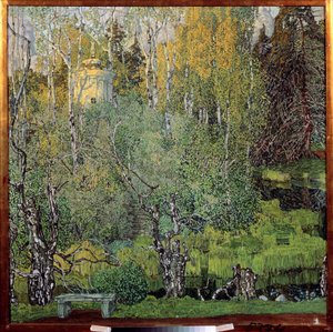 Der Neskuchny-Garten in Moskau von Aleksandr Jakovlevic Golovin