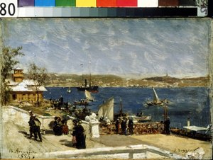 Spaziergang am Ufer in Sewastopol